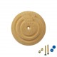 RA202 - PLAQUE DE MASSE RONDE: 128 MM diam